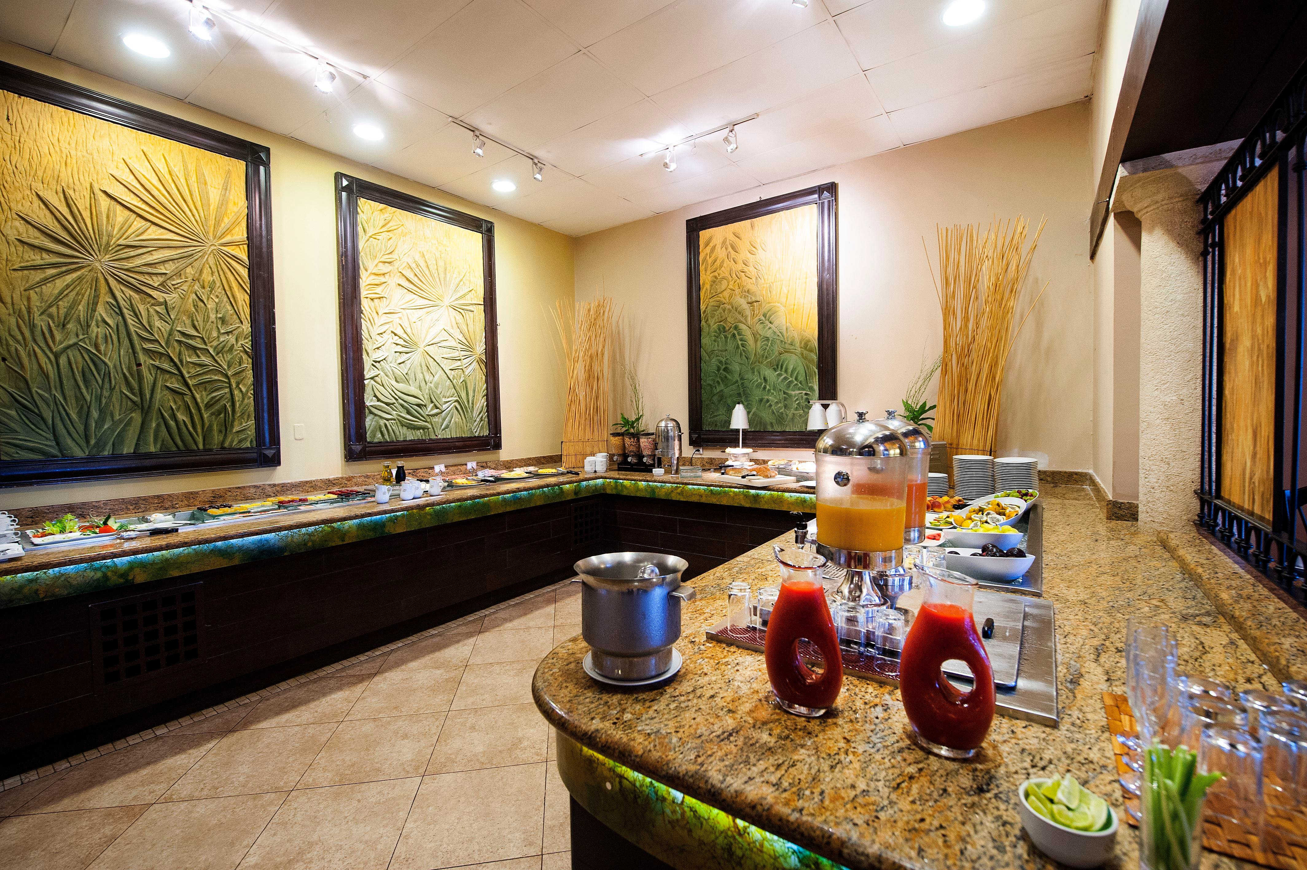 buffet area